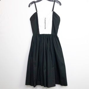 Trashy Diva pinup Ruby tuxedo midi dress